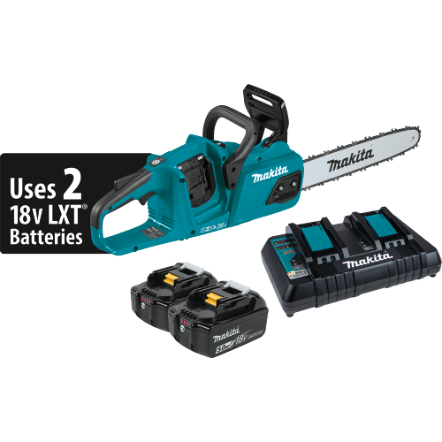 Makita 36V (18V X2) LXT® Brushless 14" Chain Saw Kit (5.0Ah)