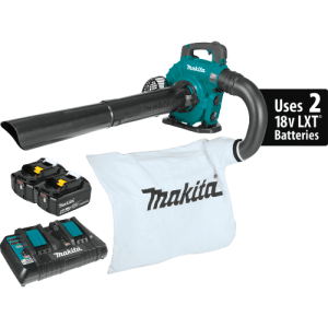 Makita 36V (18V X2) LXT® Brushless Blower Kit with Vacuum Attachment Kit (5.0Ah) Makita 36V (18V X2) LXT® Brushless Blower Kit with Vacuum Attachment Kit (5.0Ah)