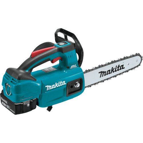 Makita 18V LXT® Lithium‑Ion Brushless Cordless 10" Top Handle Chain Saw Kit (4.0Ah)