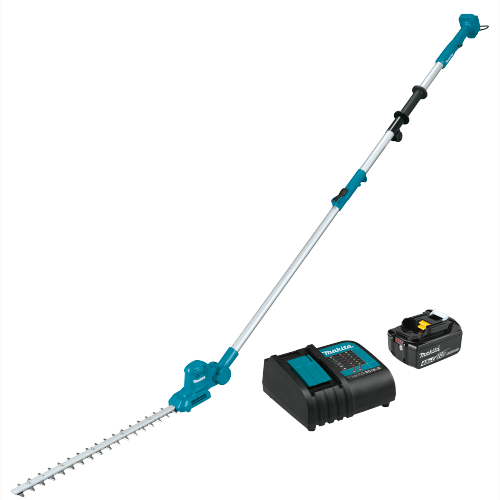Makita 18V LXT® Lithium‑Ion Cordless 18" Telescoping Articulating Pole Hedge Trimmer Kit (4.0Ah)