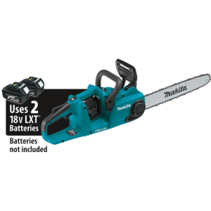 Makita 36V (18V X2) LXT® Brushless 16" Chain Saw, Tool Only Makita 36V (18V X2) LXT® Brushless 16" Chain Saw, Tool Only