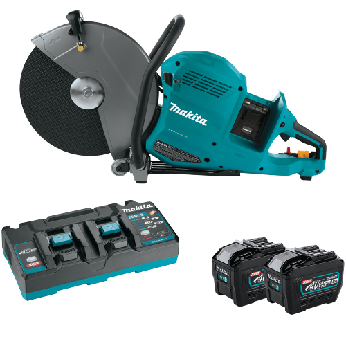 Makita 80V max (40V max X2) XGT® Brushless 14" Power Cutter Kit, with AFT®, Electric Brake (8.0Ah)