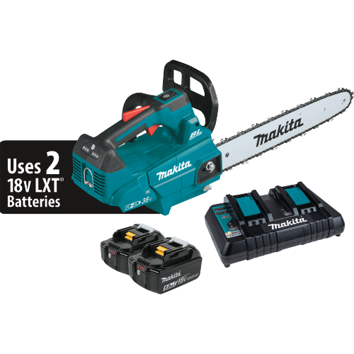 Makita 36V (18V X2) LXT® Brushless 16" Top Handle Chain Saw Kit (5.0Ah)