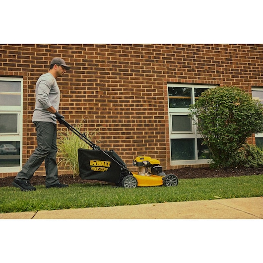 DEWALT 21 in. 163cc RWD Self-Propelled 2-in-1 Lawn Mower
