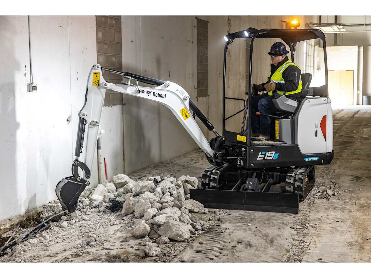 Bob Cat E19e Battery-Electric Compact Excavator