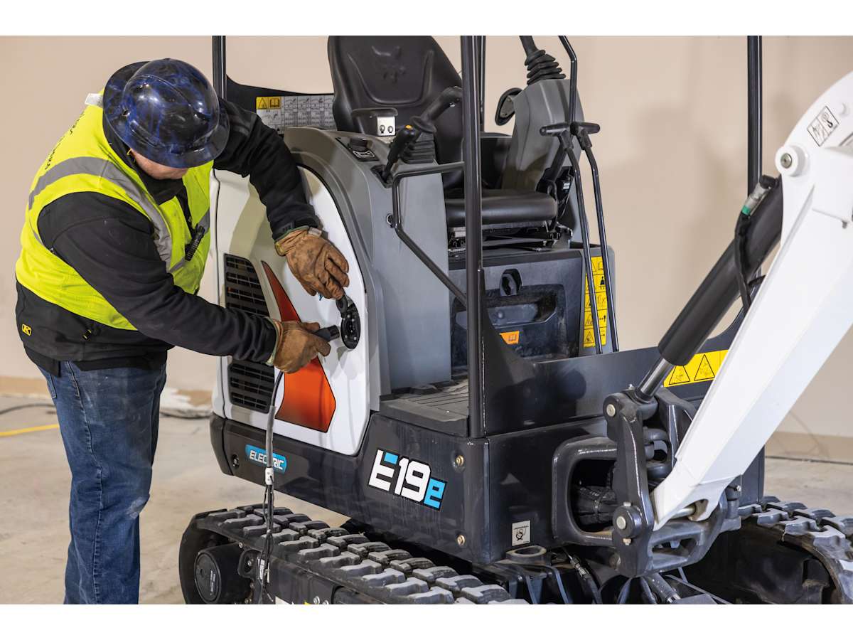 Bob Cat E19e Battery-Electric Compact Excavator