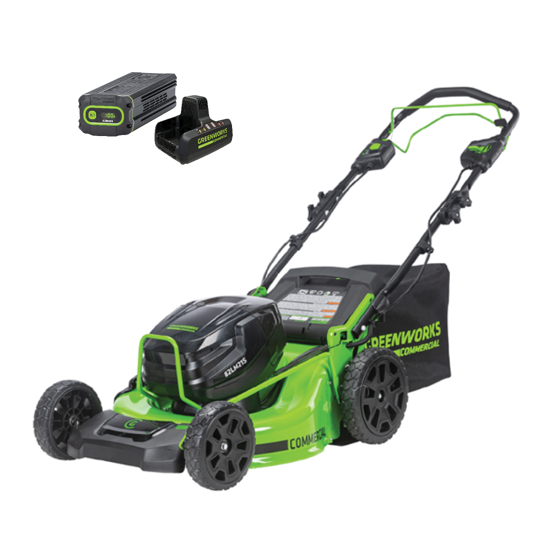 Greenworks 82V 21" Brushless Self-Propelled Mower w/ 8.0Ah Battery and Dual Port Charger