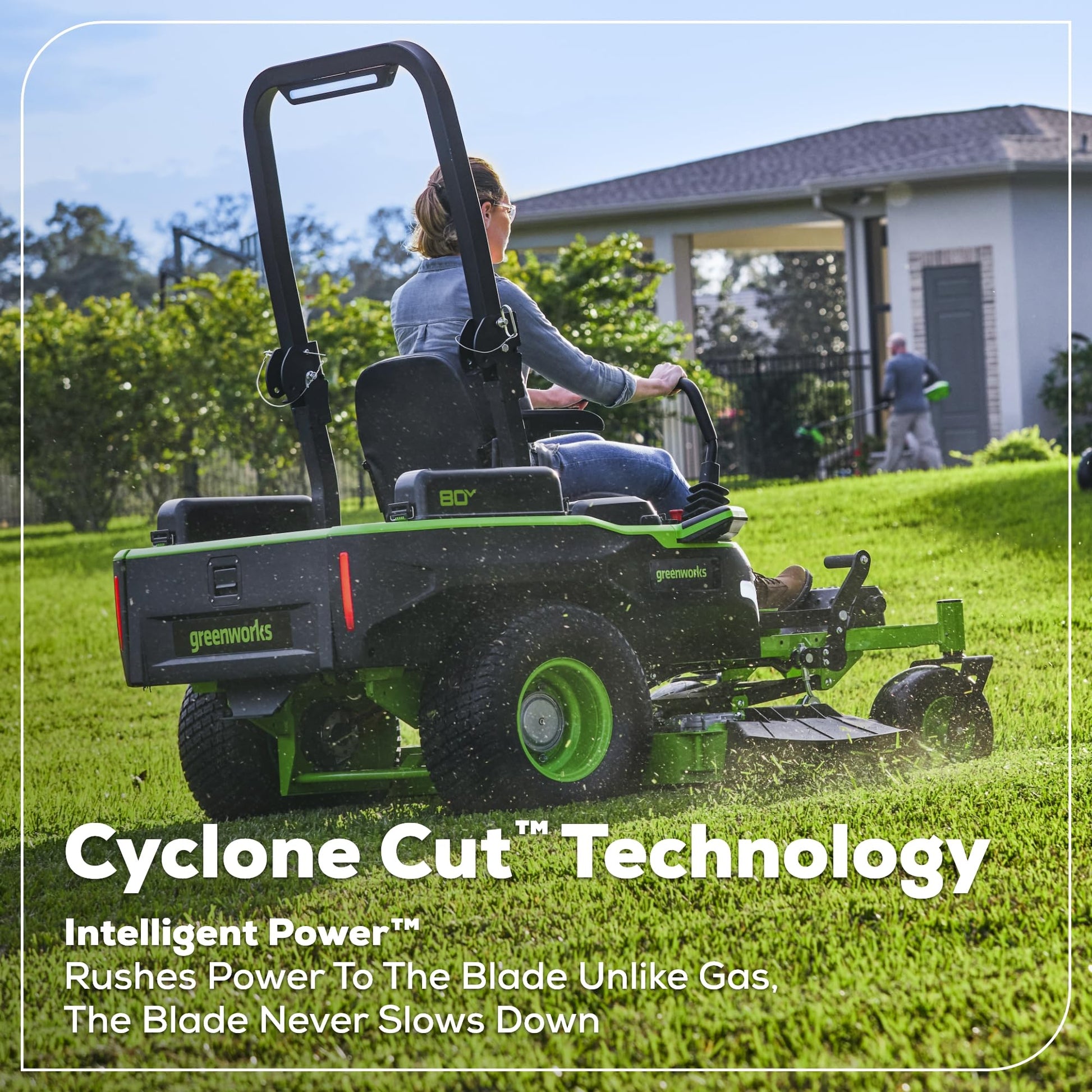 Greenworks 82V 54" MaximusZ Zero Turn Riding Mower with (2) 16.0 Ah , (2) 8.0 Ah ,(2) 4.0 Ah Batteries and 1.5kW Charger