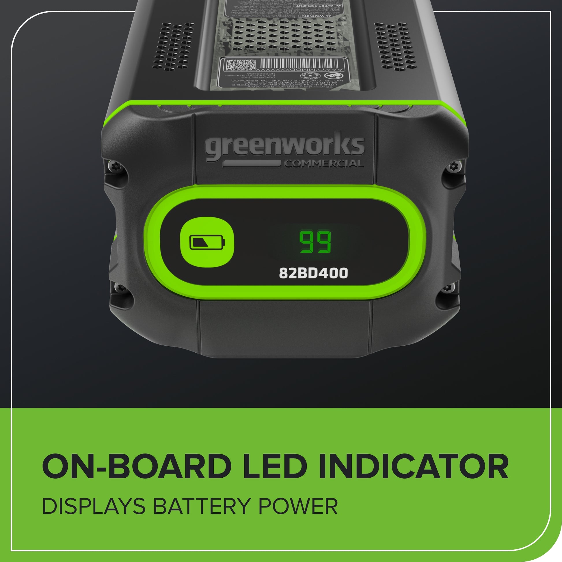 Greenworks 82V Bluetooth 4.0Ah Battery
