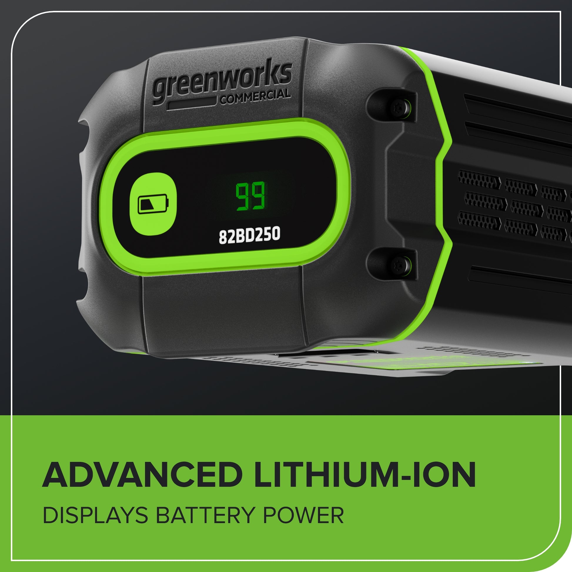 Greenworks 82V Bluetooth 2.5Ah Battery