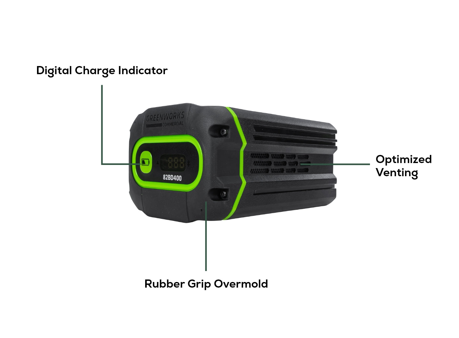 Greenworks 82V Bluetooth 4.0Ah Battery