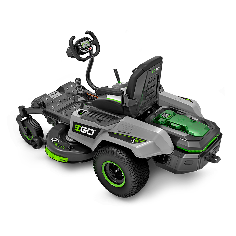 EGO POWER+ 42" Z6 Zero Turn Mower with e-STEER™ Technology (Two 10.0Ah and Four 6.0Ah Batteries)