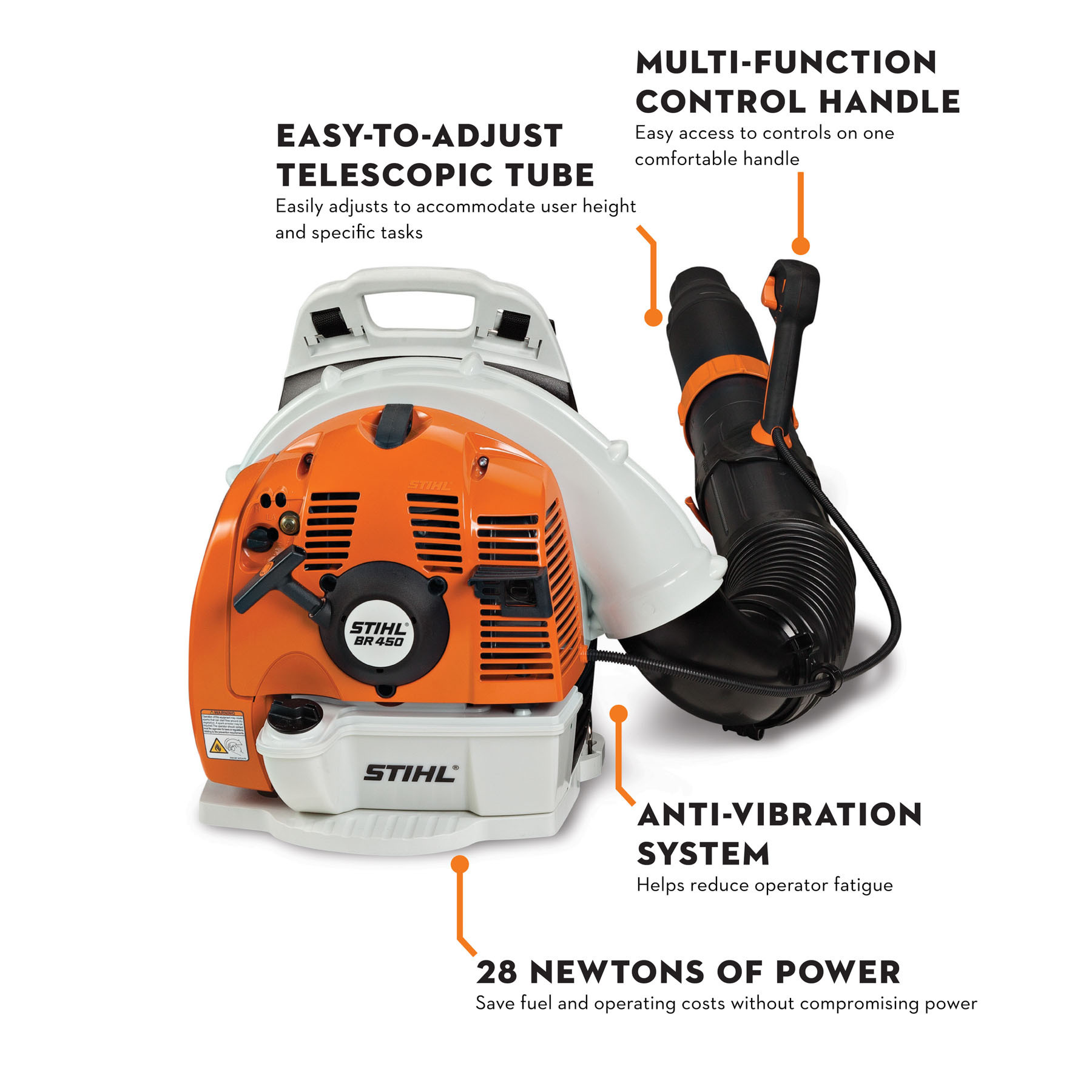 STIHL BR 450 C-EF Gasoline Backpack Blower