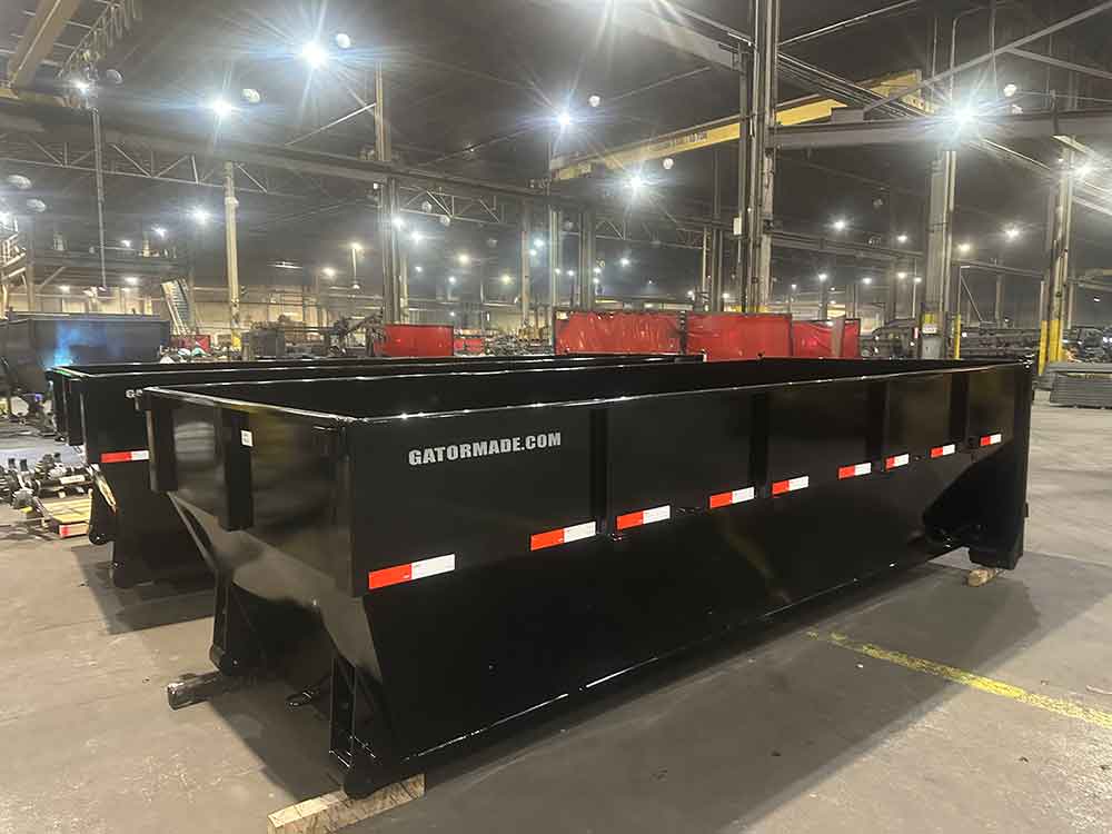 Gatormade Trailers 16ft Roll Off Gooseneck Trailer / Bins