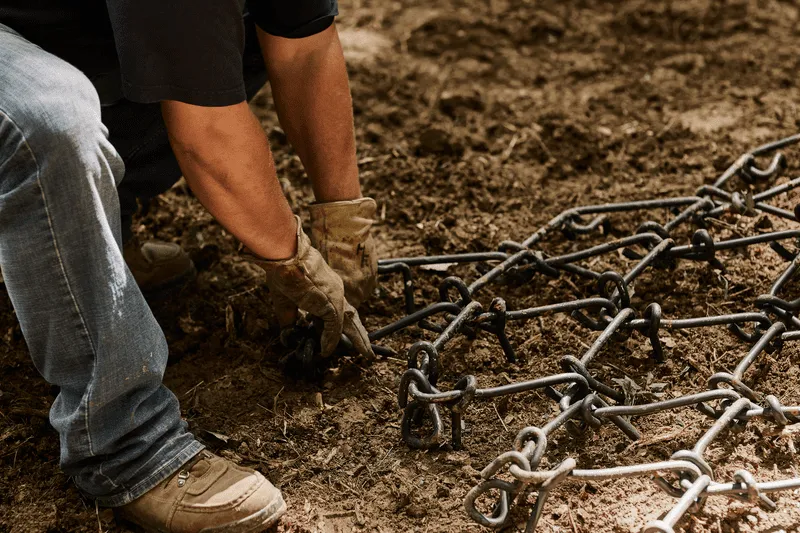 Tarter Atv 4 ft.X8 ft. Chain Harrow – 4 ft. Drawbar