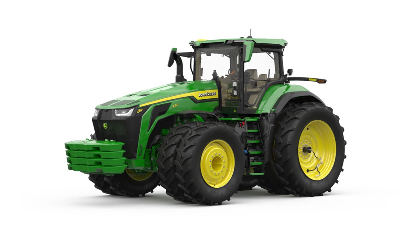 John Deere 8R 440 HP: 524 Max¹/ 440 Rated²