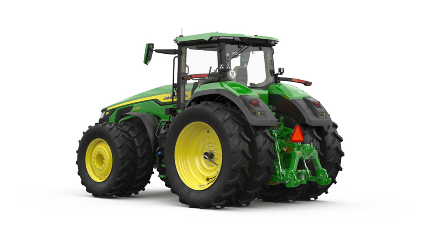 John Deere 8R 440 HP: 524 Max¹/ 440 Rated²