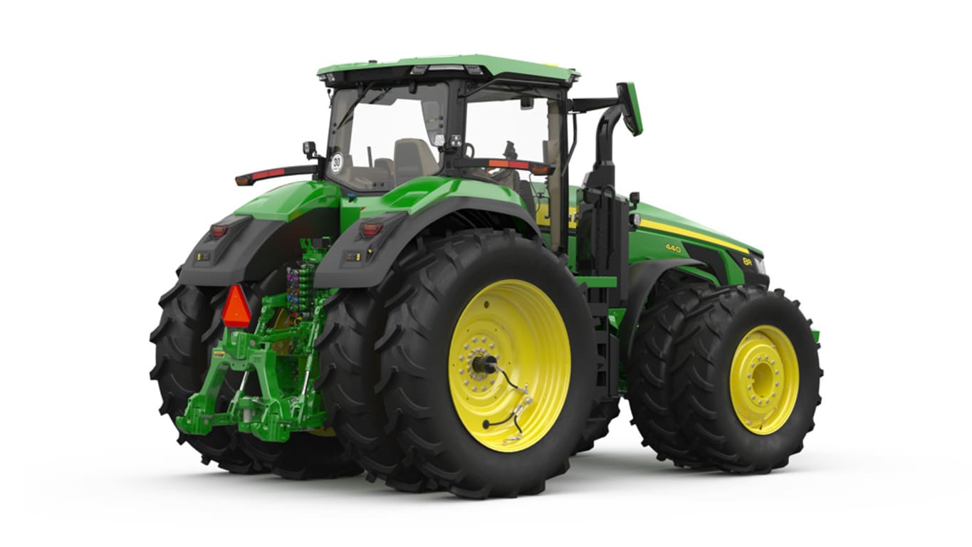 John Deere 8R 440 HP: 524 Max¹/ 440 Rated²