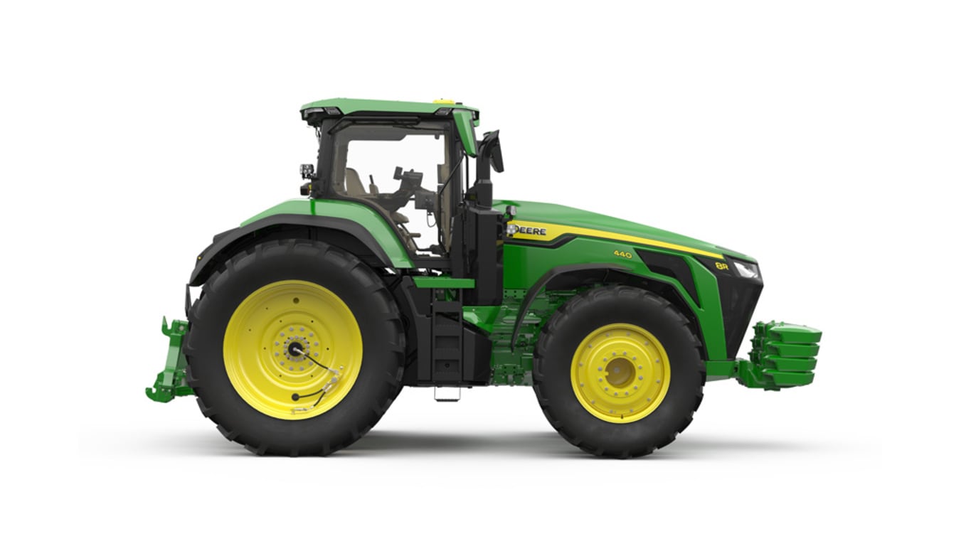 John Deere 8R 440 HP: 524 Max¹/ 440 Rated²