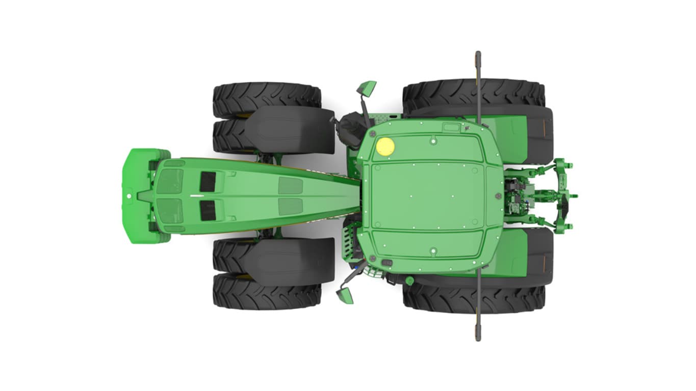 John Deere 8R 440 HP: 524 Max¹/ 440 Rated²