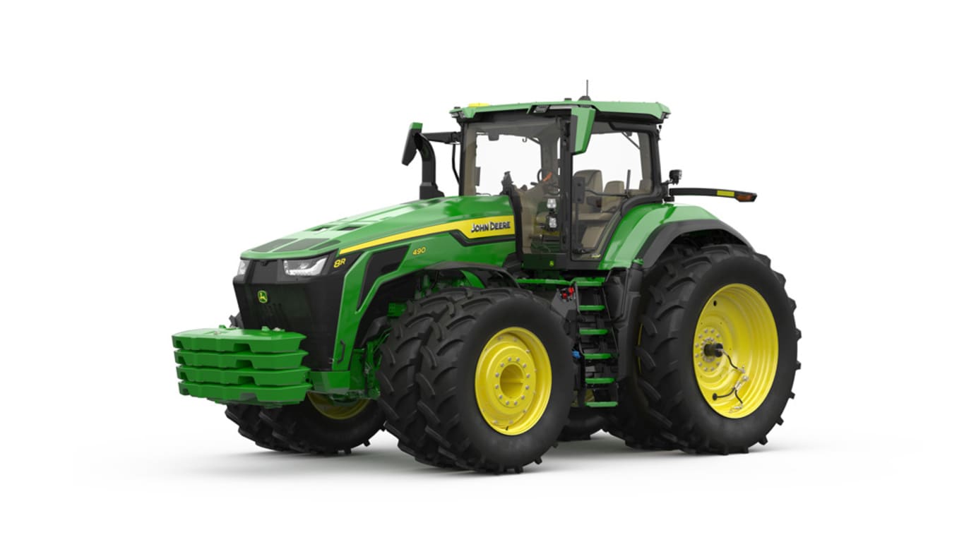 John Deere 8R 490 HP: 579 Max¹/ 490 Rated²