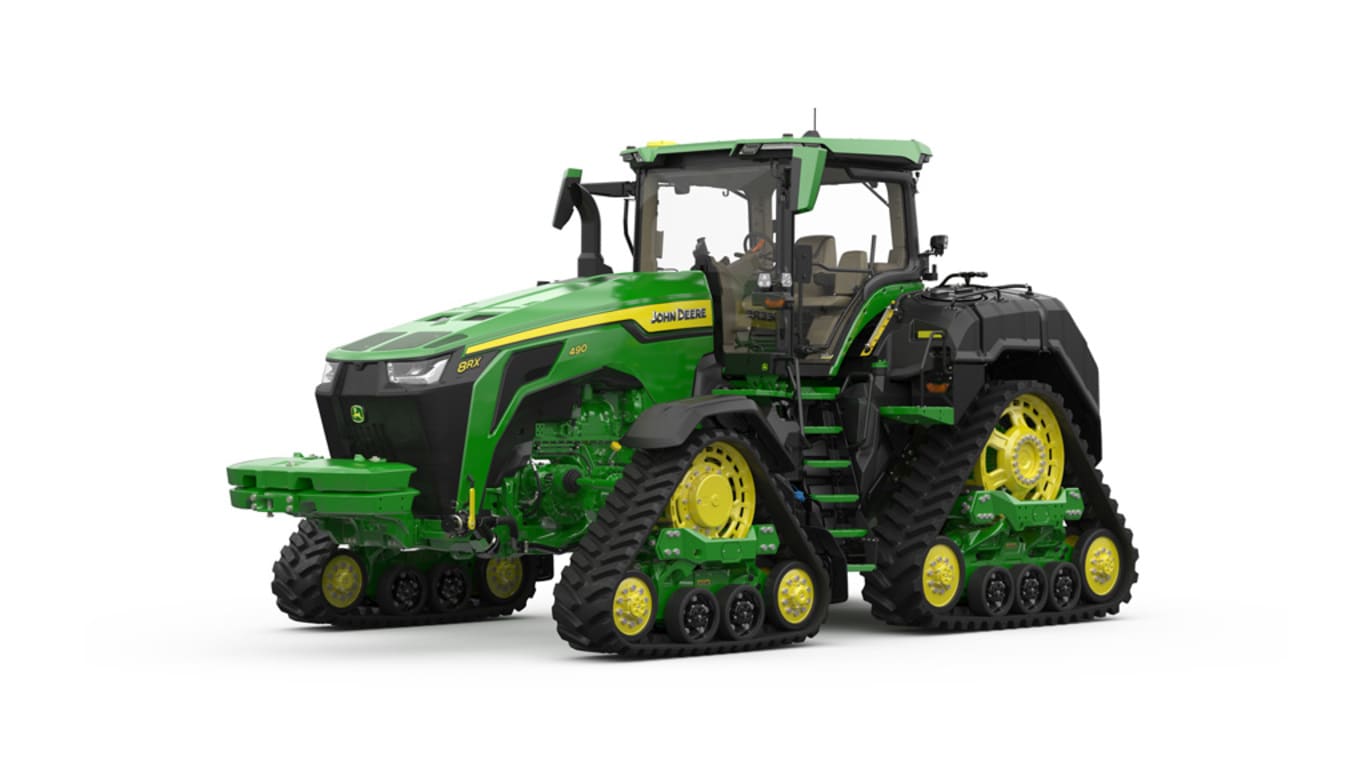 John Deere 8RX 490 HP: 579 Max¹/ 490 Rated²