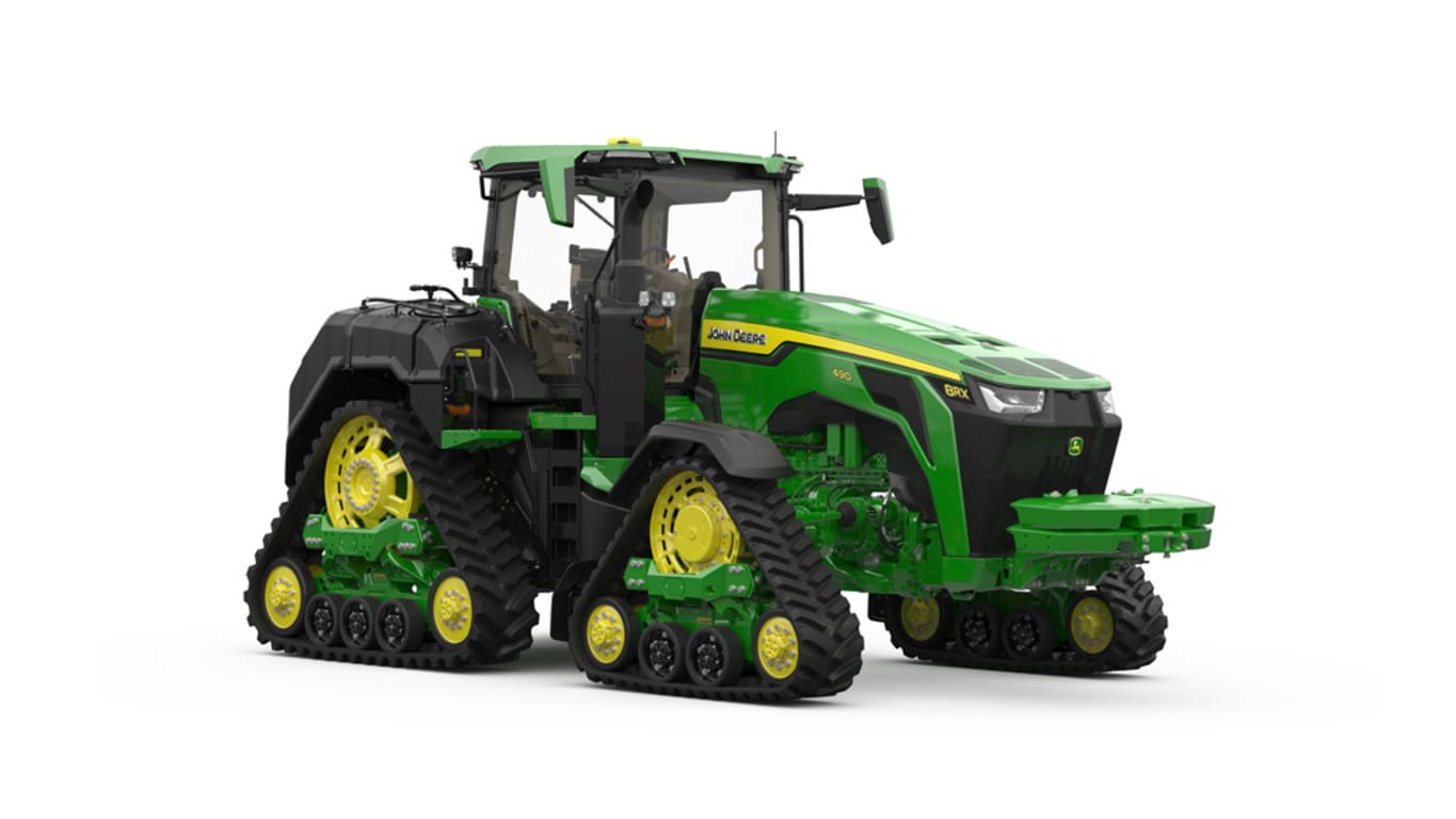 John Deere 8RX 490 HP: 579 Max¹/ 490 Rated²