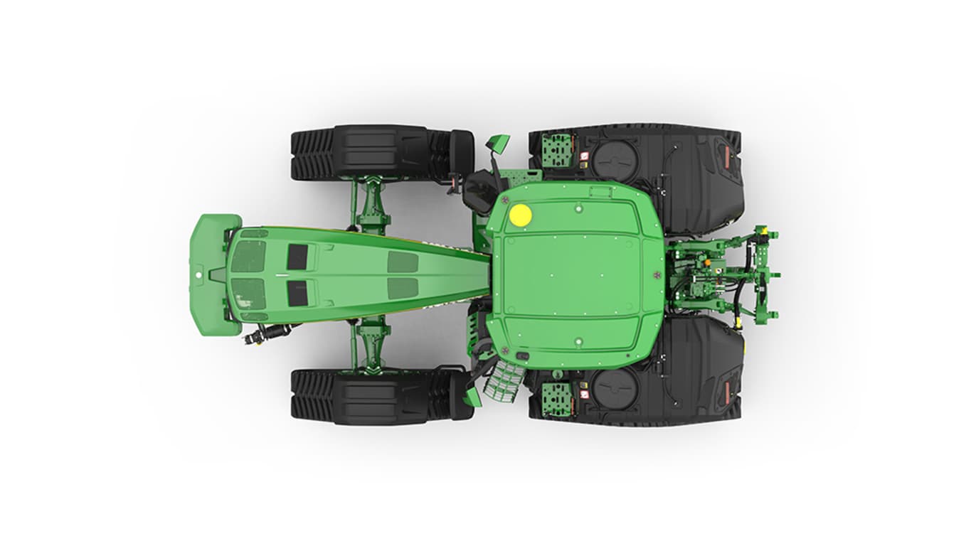 John Deere 8RX 490 HP: 579 Max¹/ 490 Rated²