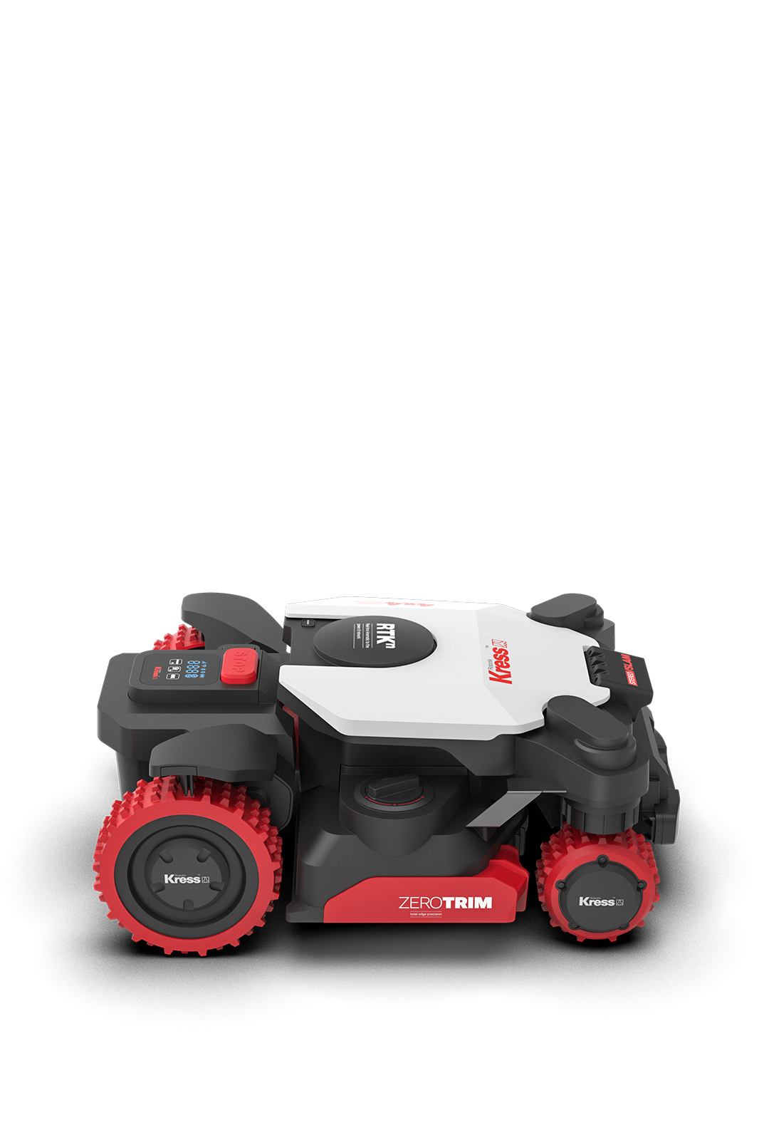 Kress EyePilot® 4×4 RTKⁿ 1.5 acre robotic lawn mower with Zero Trim and integrated 4G and Premium Security