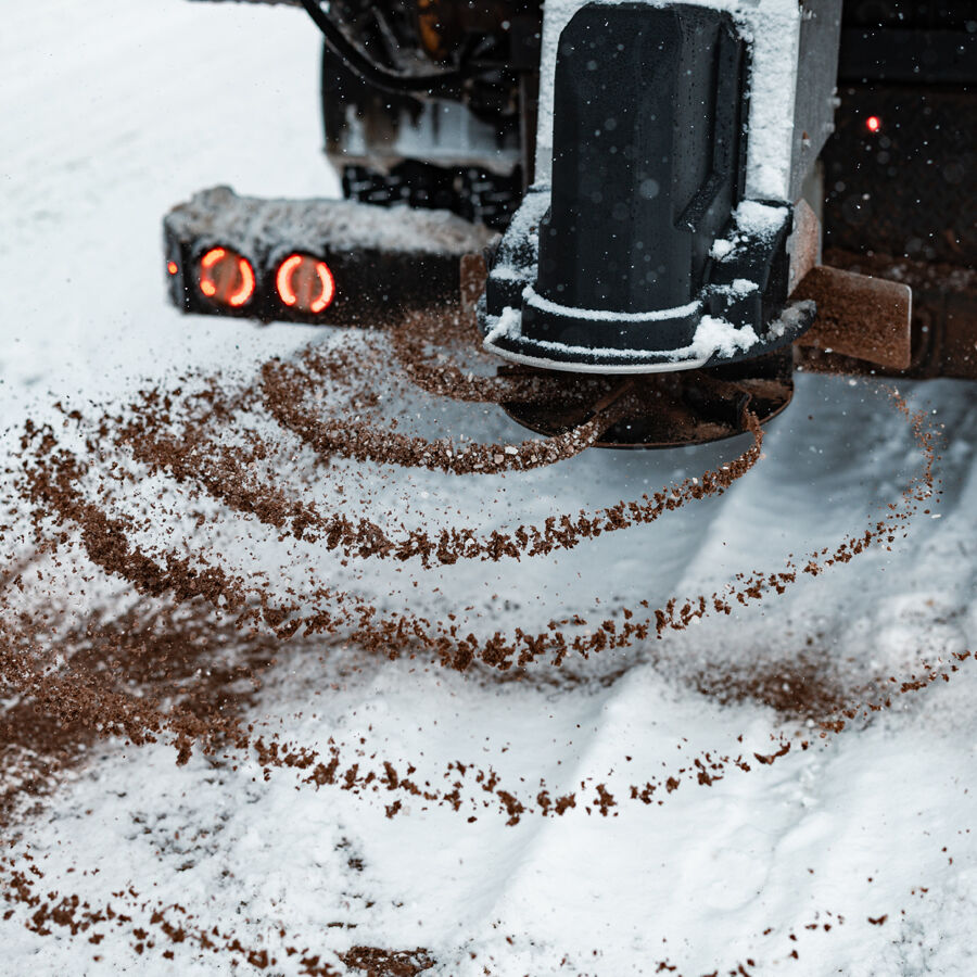 BOSS Snowplow MBX+ 4-Yard Spreader