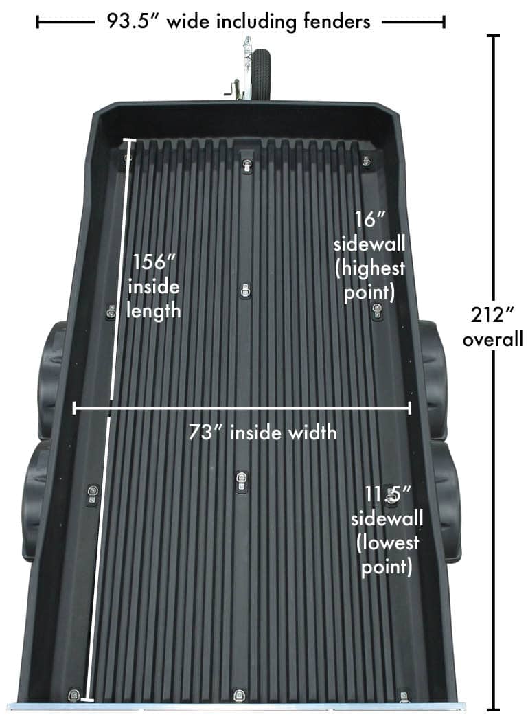 FLOE Intl XRT 13-73 Tandem (brakes)